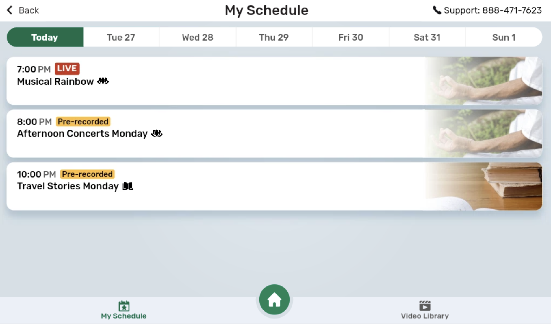 Activity Reminders for Tablet unipercare